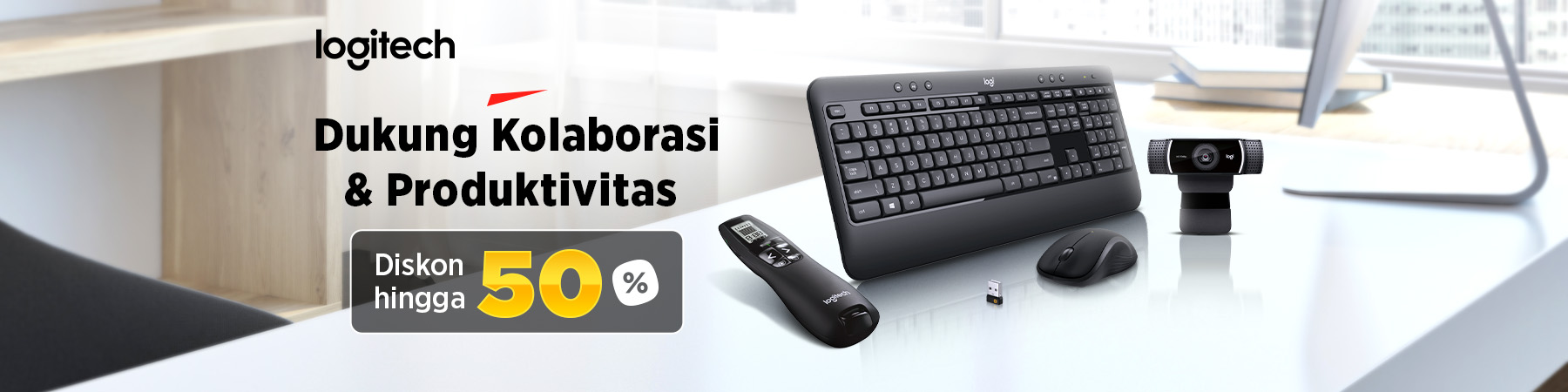 Logitech Dukung Kolaborasi & Produktivitas