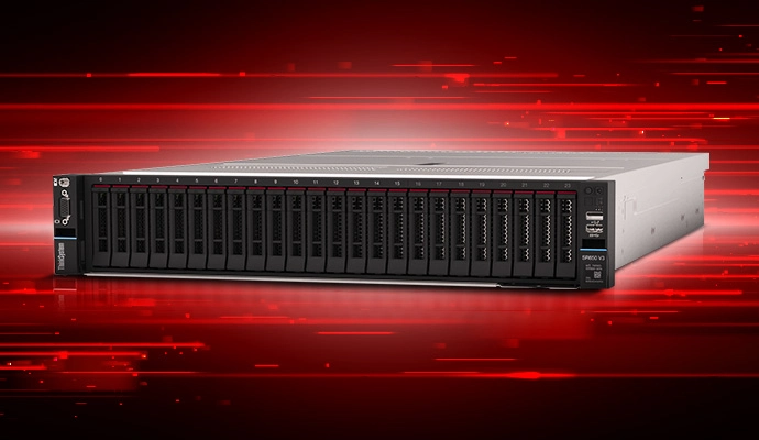 LENOVO ThinkSystem SR650 V3 (Dual Xeon Platinum 8592+, 128GB, 3.84TB SSD)