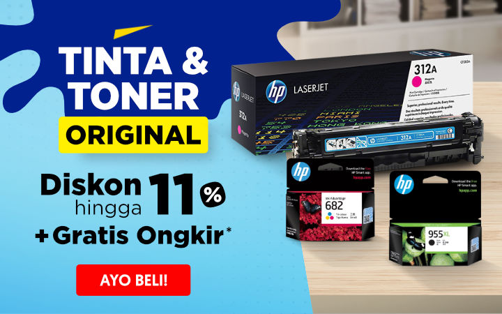 Tinta & Toner Original Gratis Ongkir